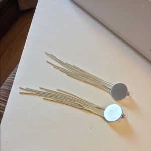 Silver Tassel Earrings